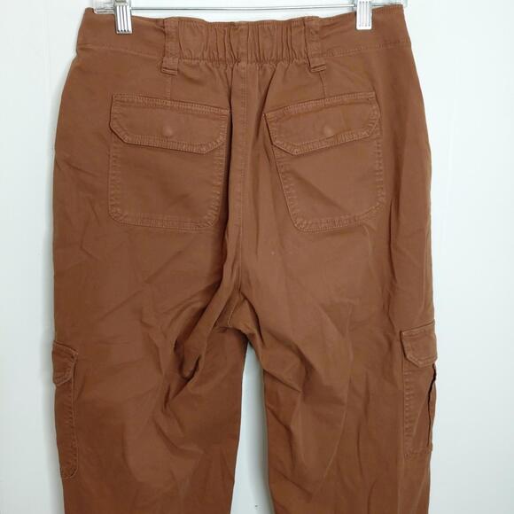 Old Navy Pants Womens Small Tall High Rise OG Chino Cargo Utility Stretch Waist - Picture 4 of 9